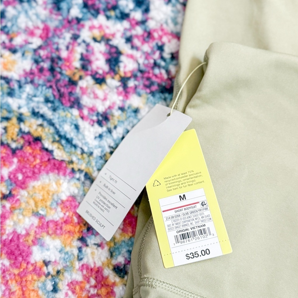 NWT All In Motion Green Shorts Jumpsuit - Picture 11 of 11